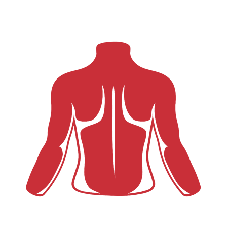 mole on back,chest,ribs